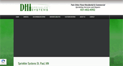 Desktop Screenshot of dhisprinklers.com
